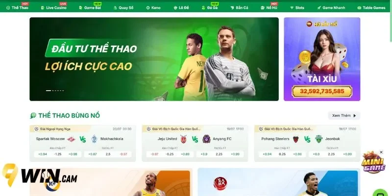Tổng hợp những sảnh game hot hit có tại 9Win