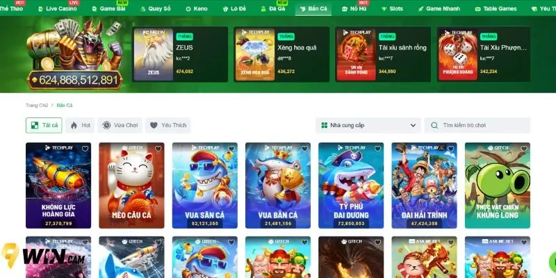 Trải nghiệm những tính năng nổi bậc trong sảnh bắn cá tại 9Win