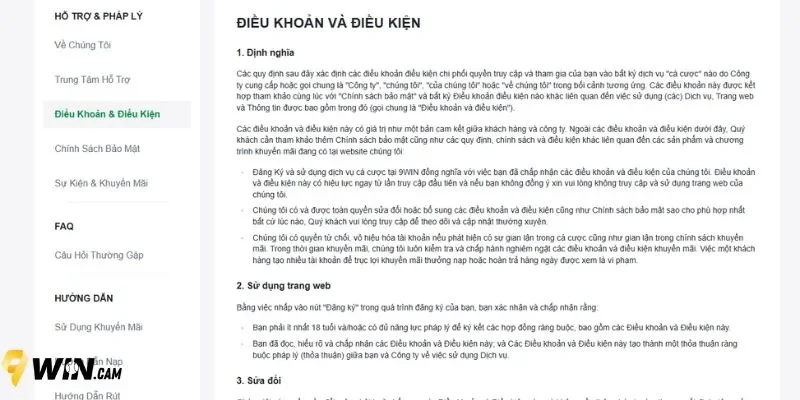 Một vài điều kiện cần tuân thủ khi tham gia 9Win