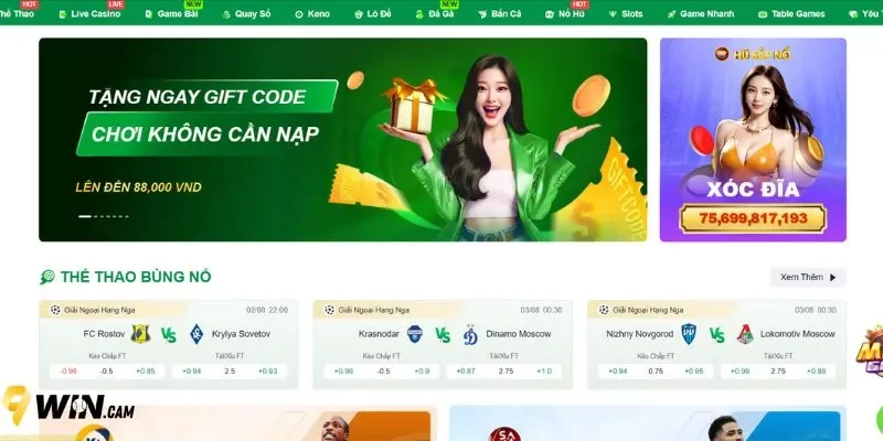 Tại 9Win có nhiều cách đăng nhập vào hệ thống khác nhau